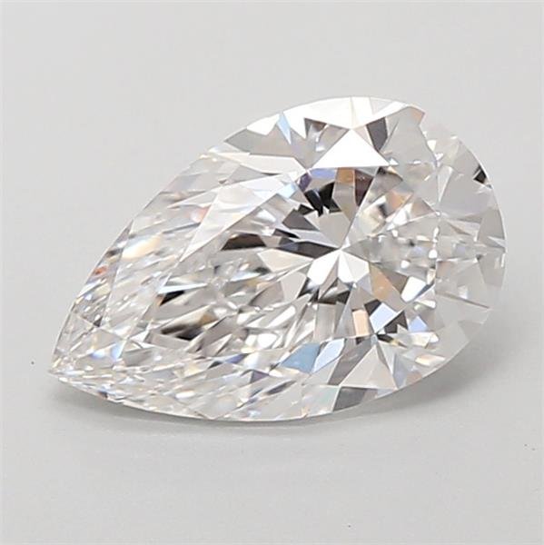 1.42ct E VS2 Rare Carat Ideal Cut Pear Lab Grown Diamond