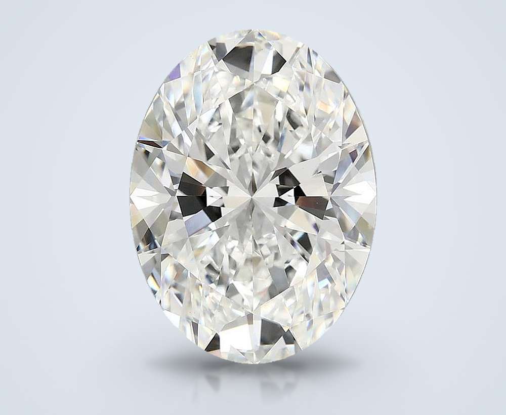 5.40 Carat Oval Lab Diamond