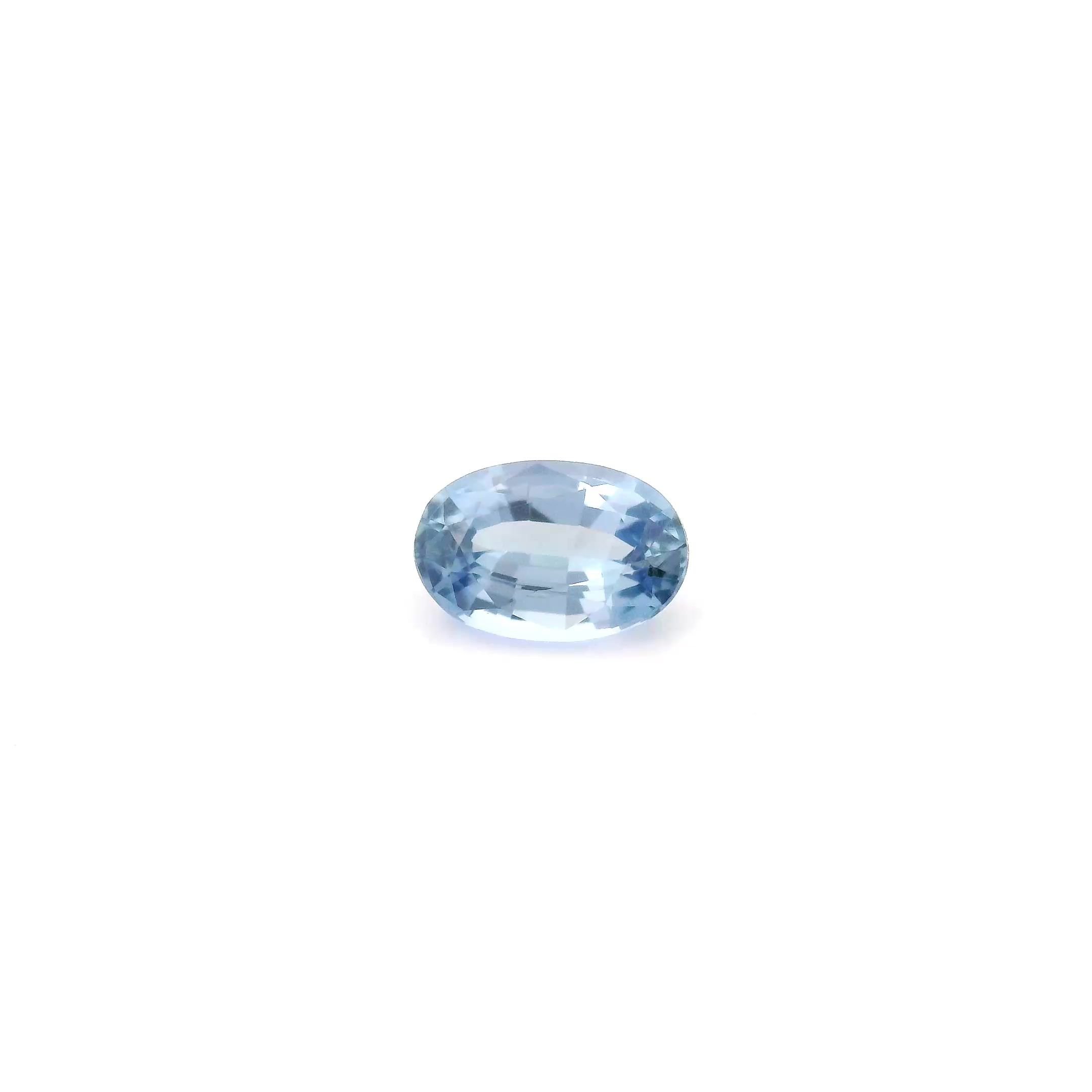 0.61 Carat Blue Oval Sapphire