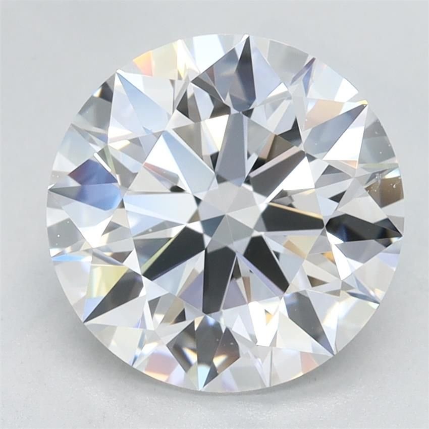 2.63ct D VVS1 Rare Carat Ideal Cut Round Lab Grown Diamond