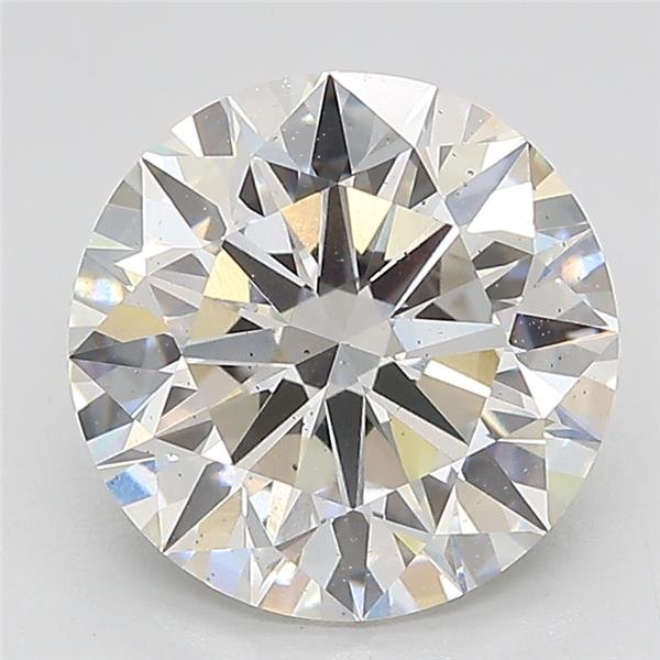 3.10ct G VS2 Rare Carat Ideal Cut Round Lab Grown Diamond