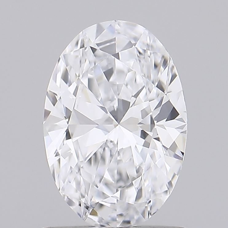 0.89ct D VVS1 Rare Carat Ideal Cut Oval Lab Grown Diamond