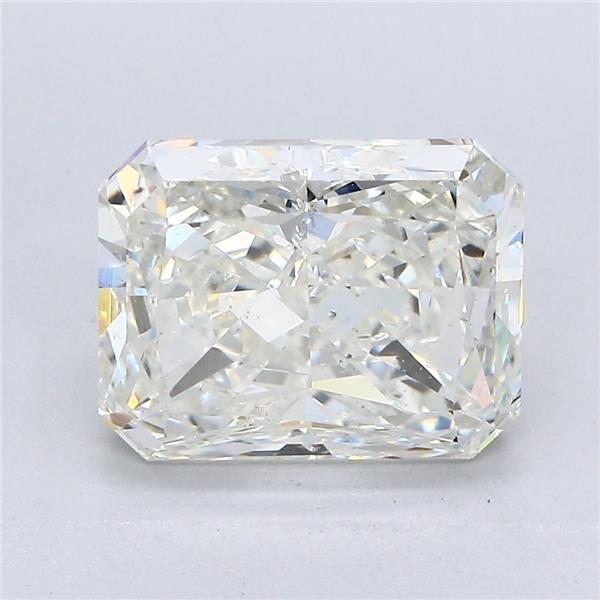 5.20ct J SI2 Rare Carat Ideal Cut Radiant Diamond