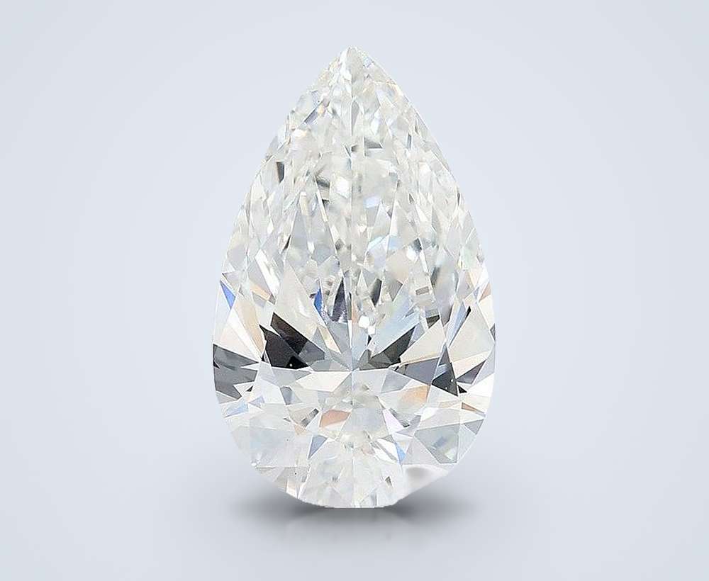 6.81 Carat Pear Lab Diamond