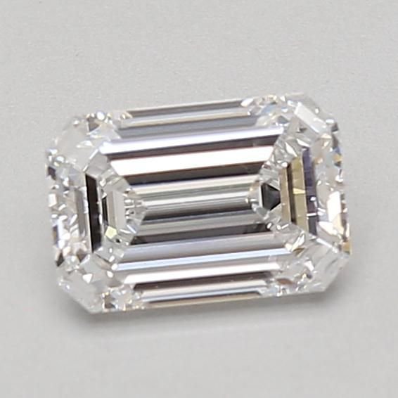 1.10ct D VVS2 Rare Carat Ideal Cut Emerald Lab Grown Diamond