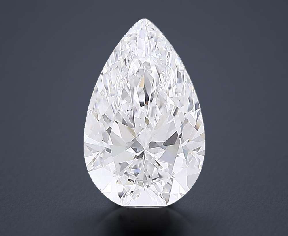 4.00 Carat Pear Lab Diamond