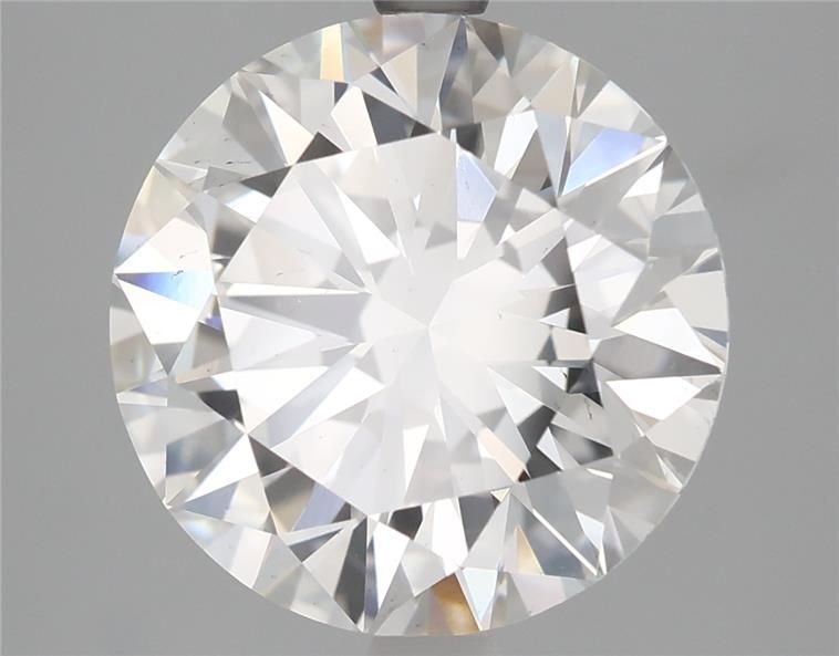 3.51ct F SI1 Excellent Cut Round Lab Grown Diamond