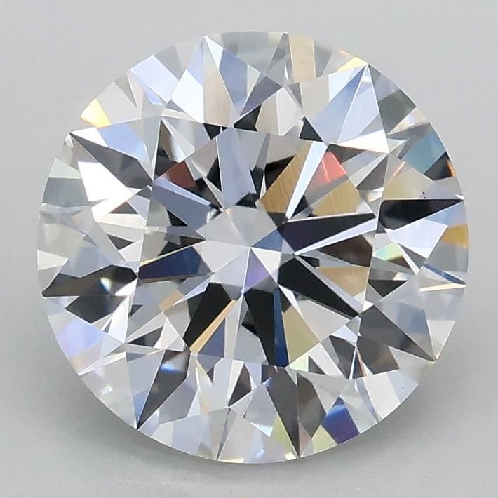 2.04ct D VS1 Rare Carat Ideal Cut Round Lab Grown Diamond