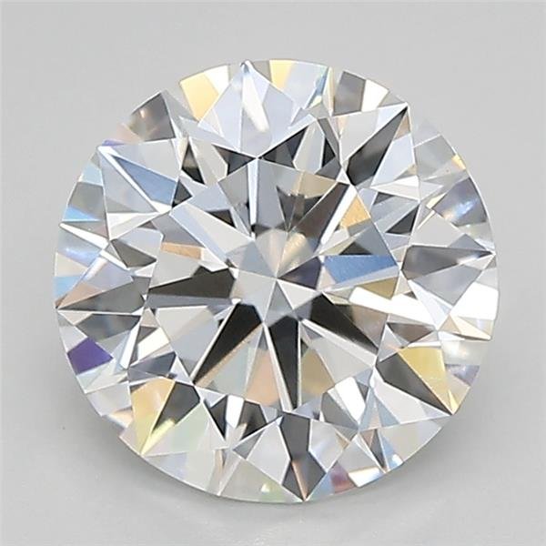 2.01ct F VVS2 Rare Carat Ideal Cut Round Lab Grown Diamond