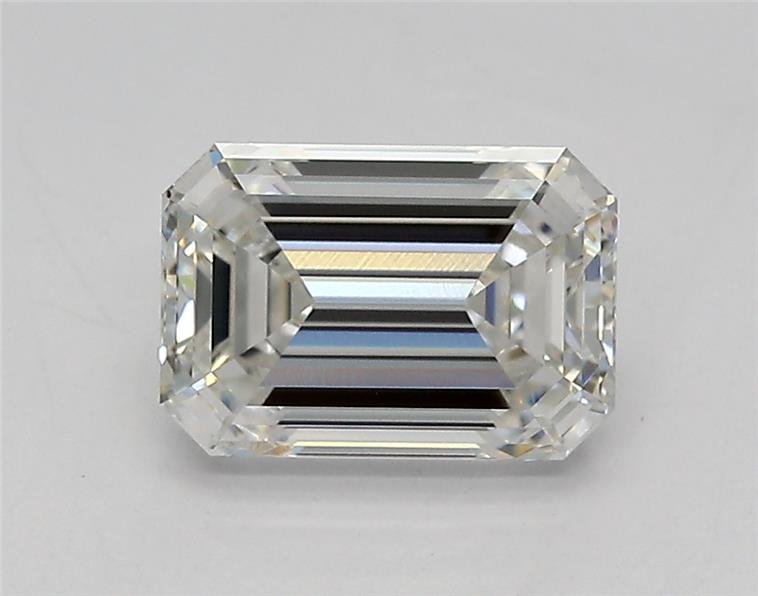 1.53ct F VVS2 Excellent Cut Emerald Lab Grown Diamond
