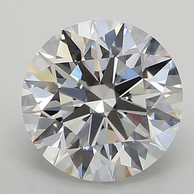 3.06ct E VS1 Rare Carat Ideal Cut Round Lab Grown Diamond