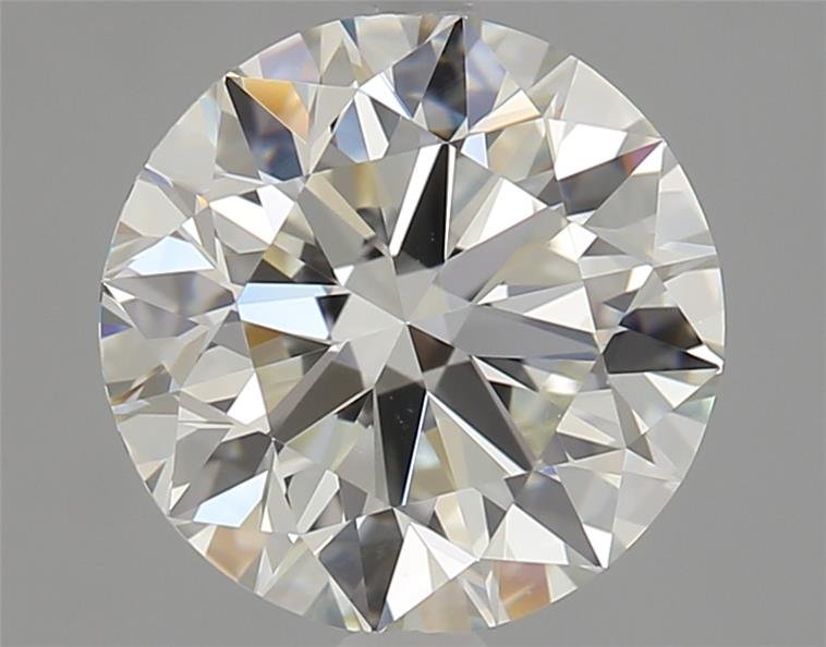 2.17ct H VS2 Rare Carat Ideal Cut Round Diamond