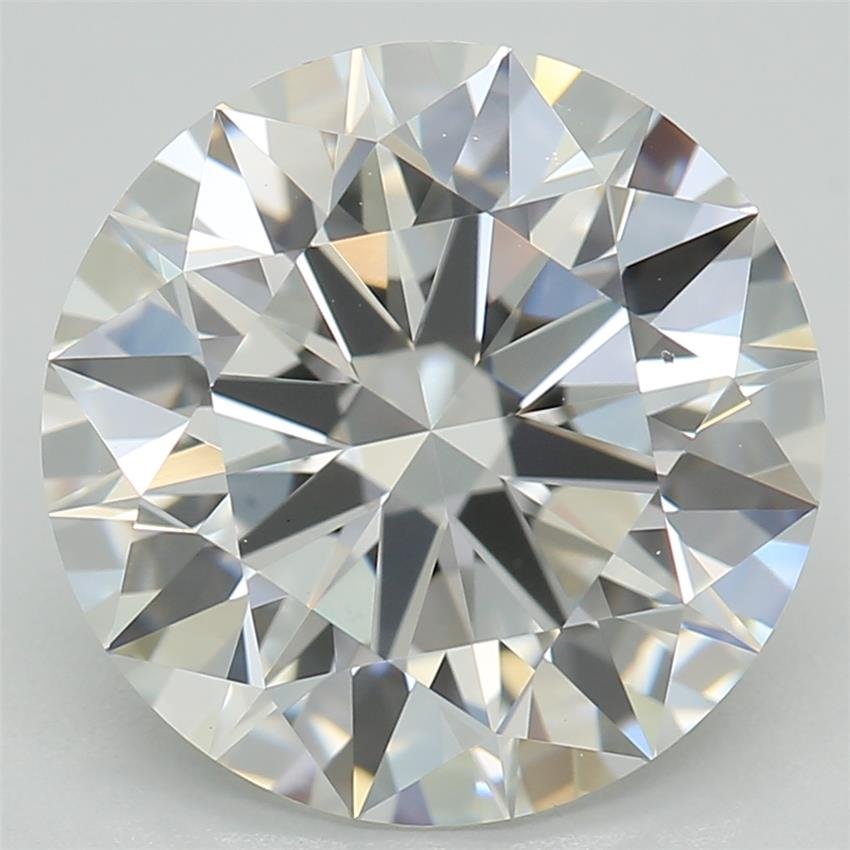 3.10ct E VS2 Rare Carat Ideal Cut Round Lab Grown Diamond