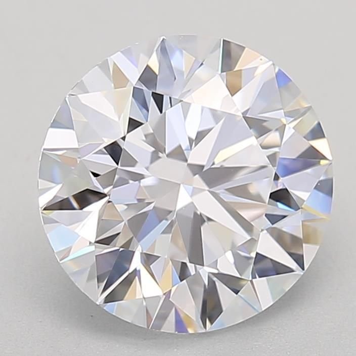 2.04ct E IF Rare Carat Ideal Cut Round Lab Grown Diamond