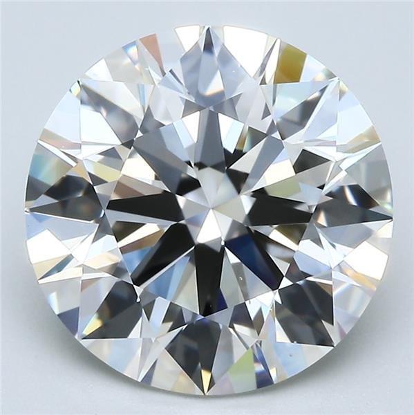 5.29ct K VS2 Rare Carat Ideal Cut Round Diamond