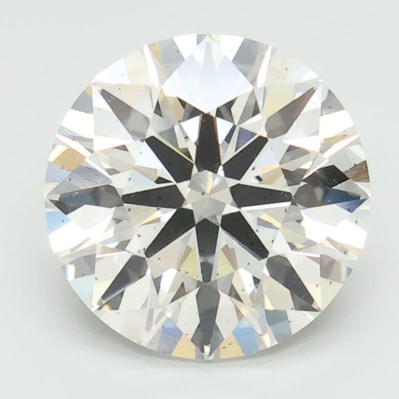 3.89ct F SI1 Excellent Cut Round Lab Grown Diamond