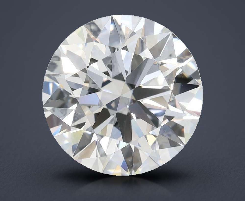 3.40 Carat Round Lab Diamond