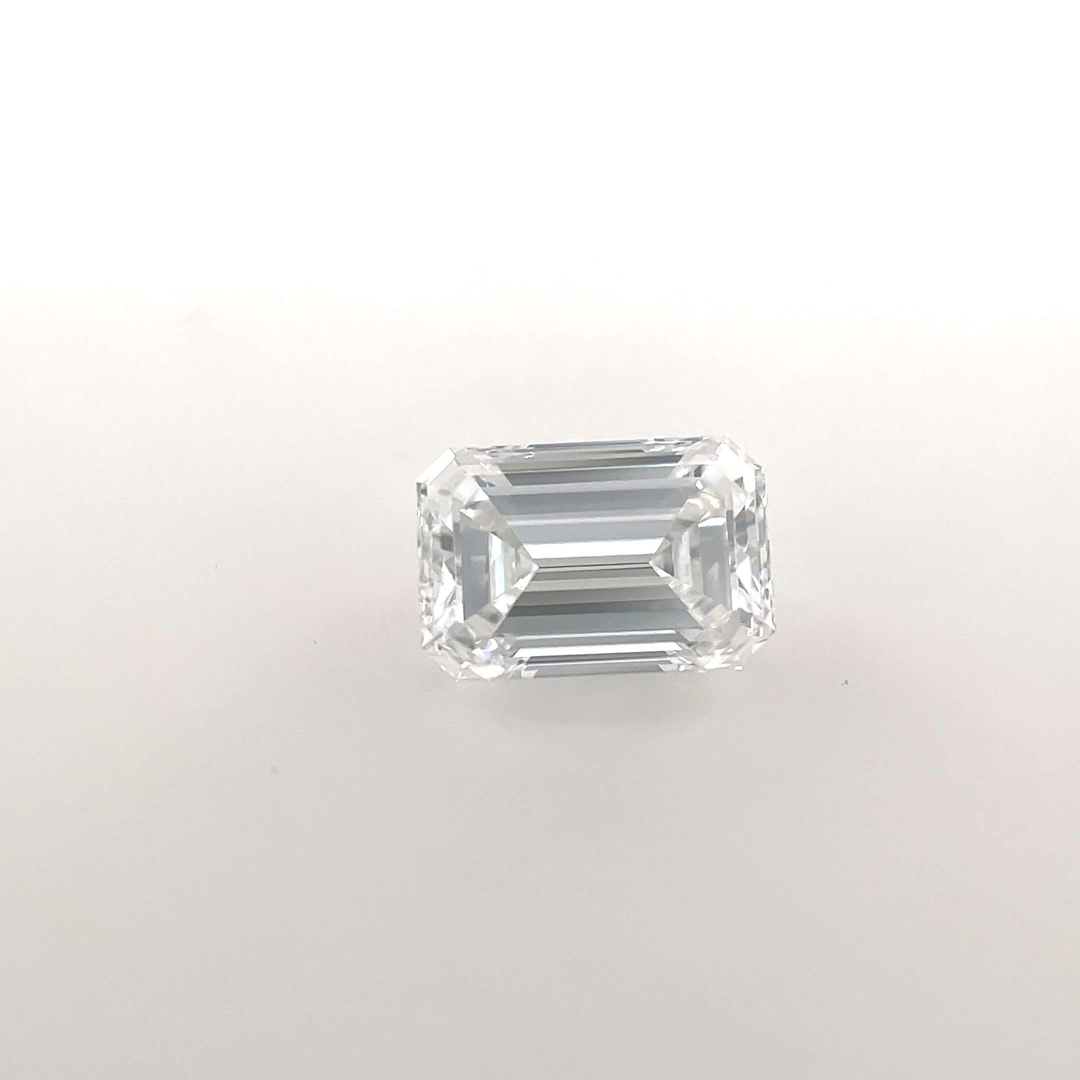 0.50ct D VS2 Rare Carat Ideal Cut Emerald Diamond