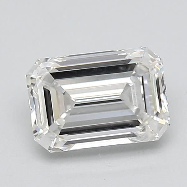 1.58ct F VS2 Rare Carat Ideal Cut Emerald Lab Grown Diamond