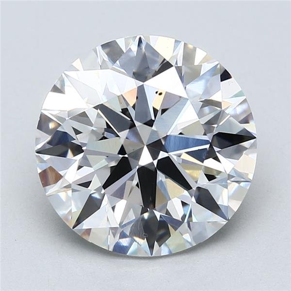 5.31ct E VS2 Rare Carat Ideal Cut Round Lab Grown Diamond