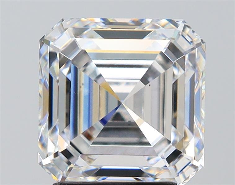 3.70ct D VS1 Rare Carat Ideal Cut Asscher Lab Grown Diamond