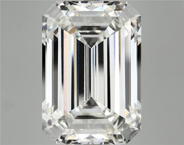 15.22ct F VVS2 Rare Carat Ideal Cut Emerald Lab Grown Diamond