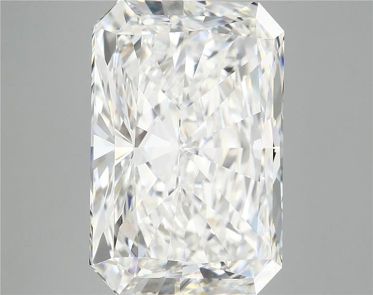 12.89ct F VVS2 Good Cut Radiant Lab Grown Diamond
