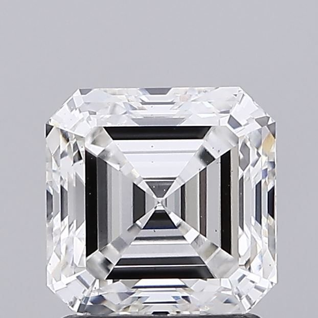 1.59ct E VS2 Excellent Cut Asscher Lab Grown Diamond