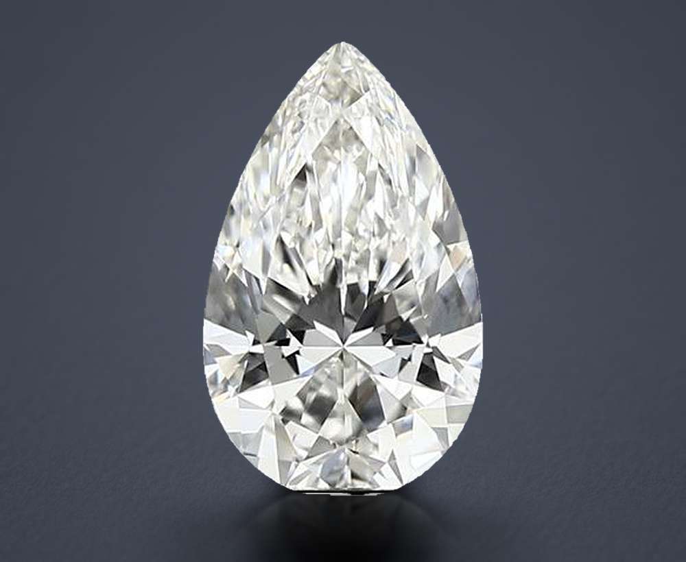 1.50 Carat Pear Lab Diamond