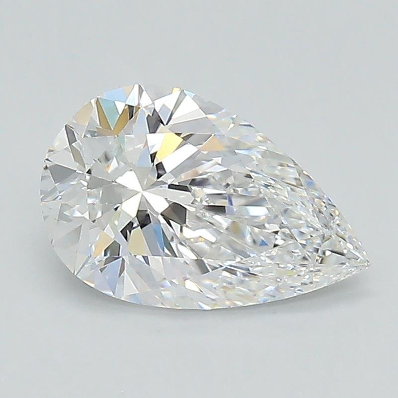 1.31ct E VVS2 Rare Carat Ideal Cut Pear Lab Grown Diamond