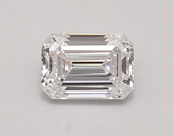 0.77ct D VVS2 Rare Carat Ideal Cut Emerald Lab Grown Diamond