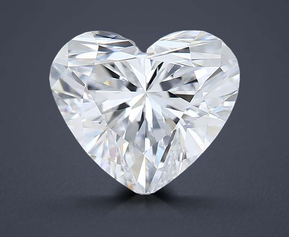 1.50 Carat Heart Lab Diamond
