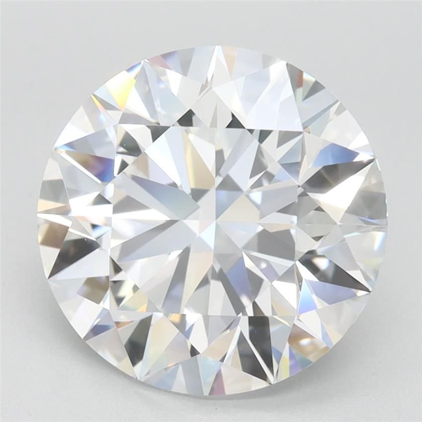 4.01ct D VVS1 Rare Carat Ideal Cut Round Lab Grown Diamond