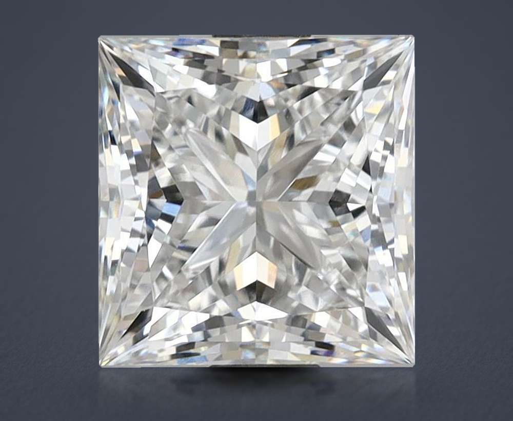 2.82 Carat Princess Lab Diamond