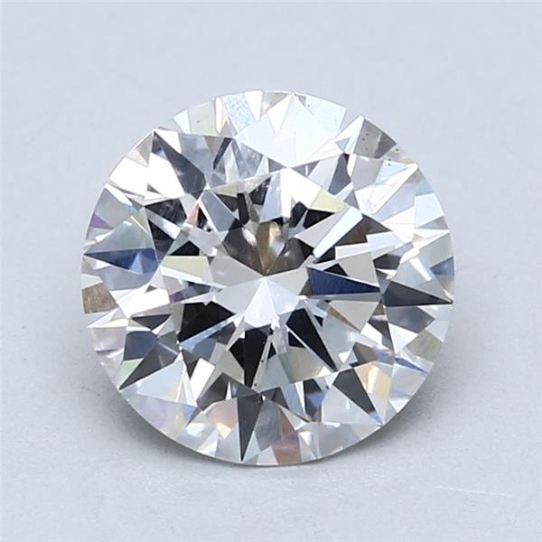 2.09ct E SI1 Rare Carat Ideal Cut Round Lab Grown Diamond