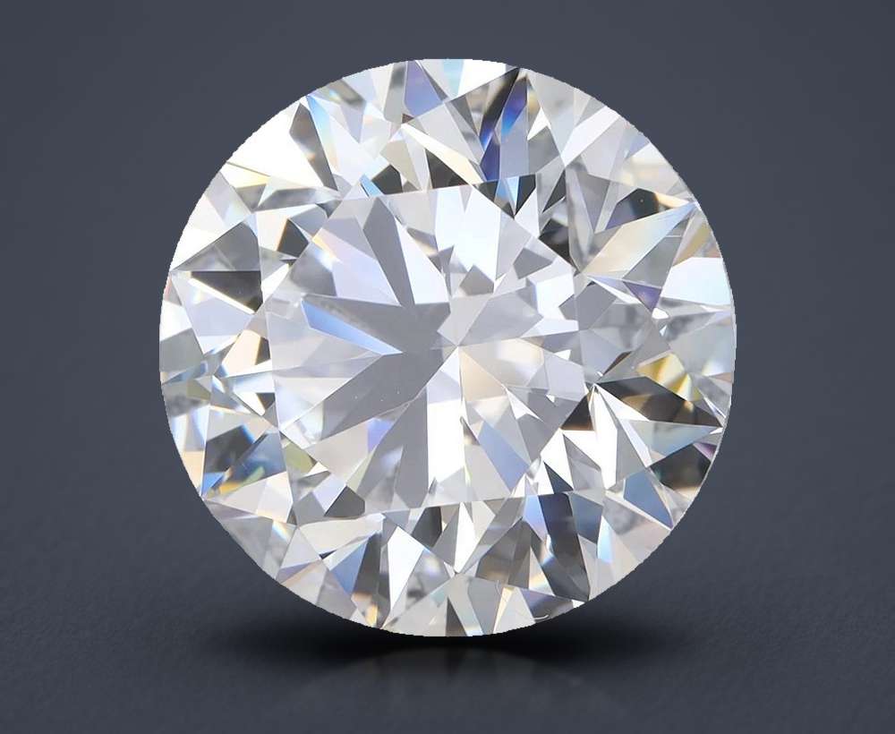 6.67 Carat Round Lab Diamond