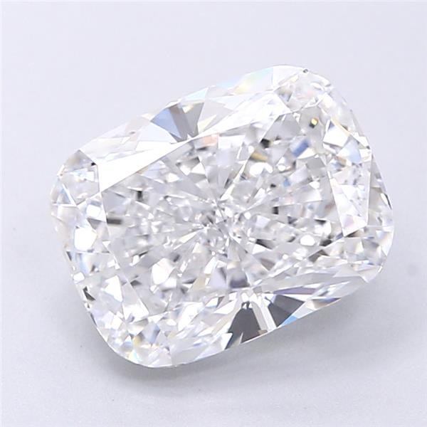 3.12ct E VVS2 Very Good Cut Cushion Lab Grown Diamond