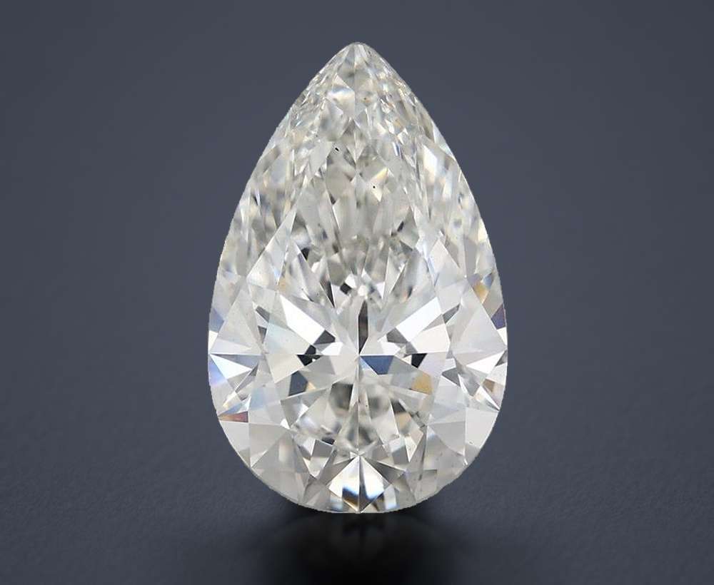 5.69 Carat Pear Lab Diamond