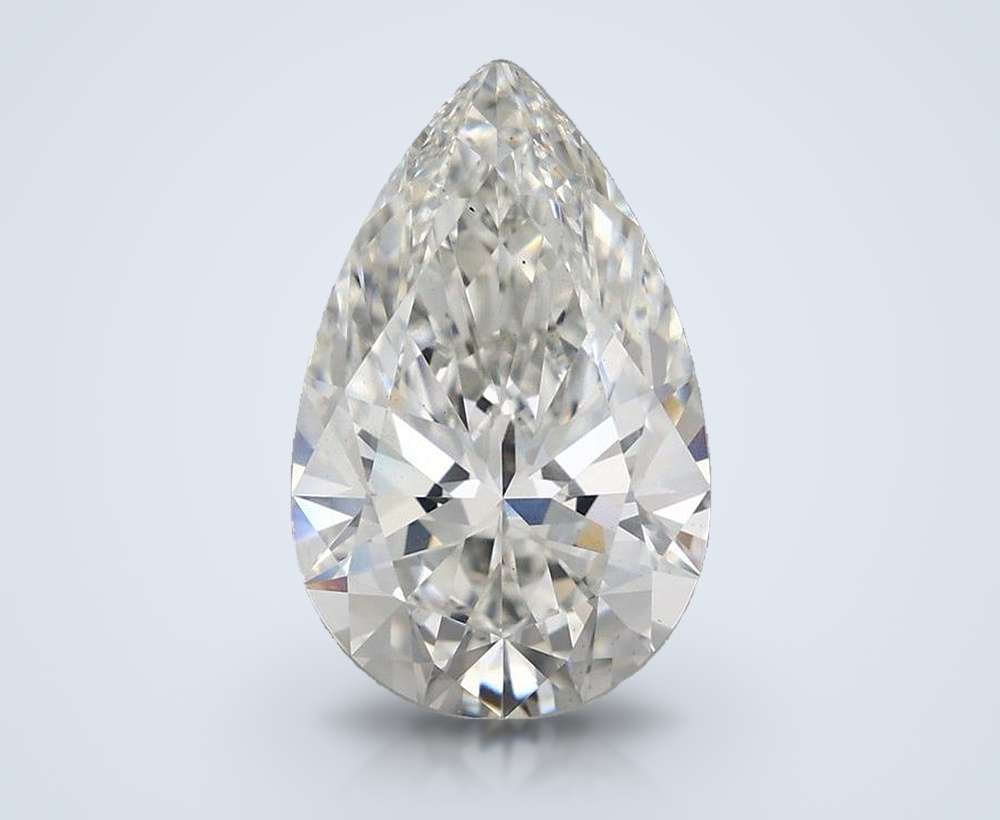 5.69 Carat Pear Lab Diamond