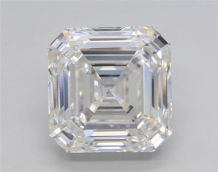 5.12ct F VS1 Rare Carat Ideal Cut Asscher Lab Grown Diamond