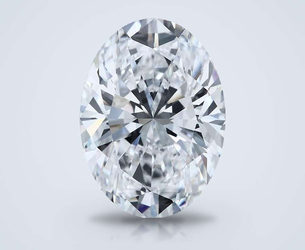 7.59 Carat Oval Lab Diamond