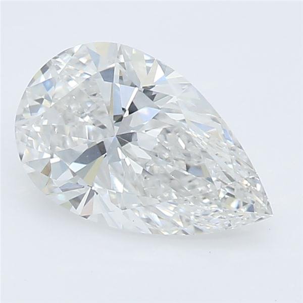 0.64ct F VVS2 Rare Carat Ideal Cut Pear Lab Grown Diamond