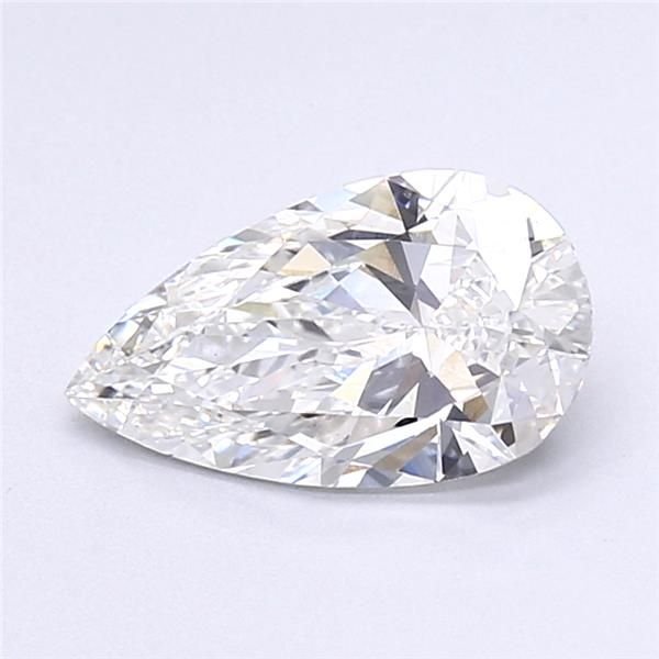 2.02ct F VS2 Rare Carat Ideal Cut Pear Lab Grown Diamond