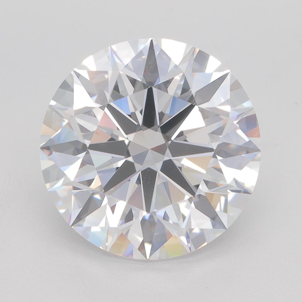 5.75ct E VVS1 Rare Carat Ideal Cut Round Lab Grown Diamond