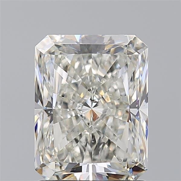 2.02ct J SI2 Rare Carat Ideal Cut Radiant Diamond