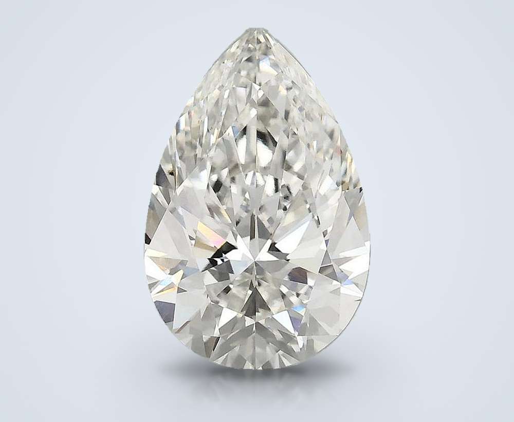 2.88 Carat Pear Lab Diamond