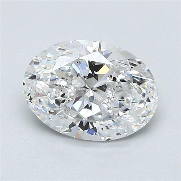 1.01ct F SI2 Rare Carat Ideal Cut Oval Diamond