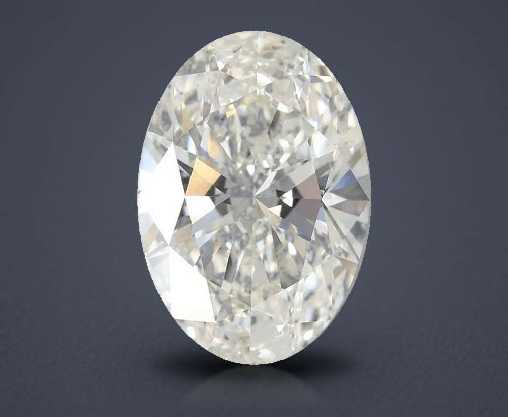 7.00 Carat Oval Lab Diamond
