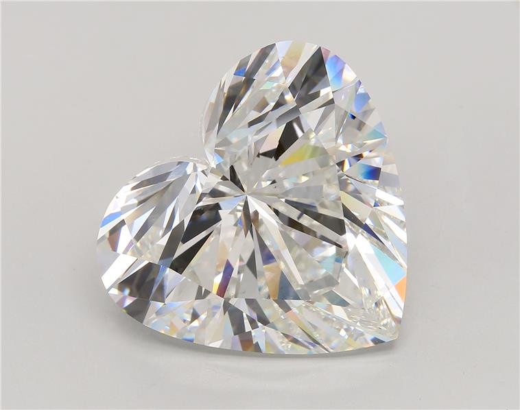 30.69ct F VS1 Rare Carat Ideal Cut Heart Lab Grown Diamond
