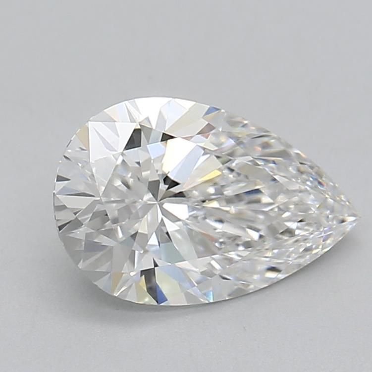 1.58ct D VS1 Rare Carat Ideal Cut Pear Lab Grown Diamond